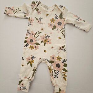 Tesa Babe Baby Girl's Meadow Flowers 100% Cotton Romper Size 3-6 month